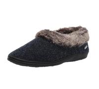 Acorn Womens Chinchilla Collar Size: 9.5-10.5 Navy Blue