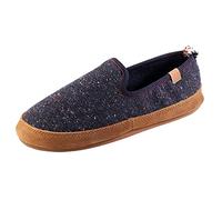 Acorn Women's Lightweight Bristol Loafer with Tweed Upper and Ultralight Cloud Cushioning, Navy Blue, Small