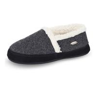 Acorn Women's Moc Slipper Moccasin, Dark Charcoal Heather Ragg Wool, 7.5/8.5 UK