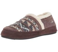 Acorn Women's Moc Slipper, Nordic Brown, 7.5/8.5 UK