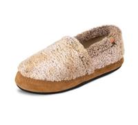Acorn Women's Moc Slippers with Comfortable Cloud-Like Feel, Soft and Cozy Uppers and Non-Slip Sole, Brown Berber, 7.5/8.5 UK