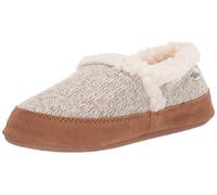 Acorn Women's Moc with Premium Memory Foam Slipper, Oatmeal Heathered, 4.5/5.5 UK