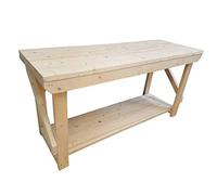 ACORN Wooden Workbench - Handmade Heavy Duty Work Table - Made From Construction Grade Timber (7ft)