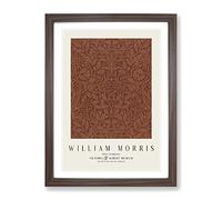 Acorns And Oak Leaves By William Morris Exhibition Museum Painting Framed Print | A2 Walnut Framed Wall Art | Ready to Hang | Modern Floral Picture | Living Room Bedroom Lounge Office