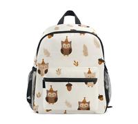 Acorns Brown Owl Kid's Backpack for Boys Girls Toddler Preschool Backpacks Kindergarten Bookbag for 3-8 Y