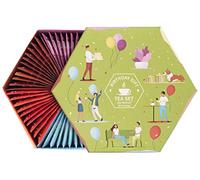 ACORUS | Birthday Gift Tea Set | Natural Fruit and Herbal Tea Gift Set of Six Flavours in the Beautiful Tea Box | Thoughtful Present for Birthday | Large Selection Box | 60 Herbal and Fruit Tea Bags
