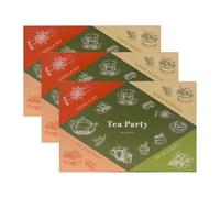 Acorus Tea Party Set 60g 40 Tea Bags Made in Lithuania Green Tea Bag Assorted Tea Variety Pack Blends Freen Tea Gift Set - Pack of 3