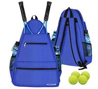 ACOSEN Tennis Bag Tennis Backpack - Large Tennis Bags for Women and Men to Hold Tennis Racket,Pickleball Paddles, Badminton Racquet, Squash Racquet,Balls and Other Accessories (Blue)