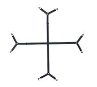 Acoser Sheet Straps,Long Adjustable Crisscross Bed Sheet Clip,Fit for All Bedsheets,cal. King bed,Twin Size Bed (Black)