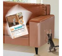 Acostop Cat Scratch Furniture Protector - Specially Designed for Leather Furniture, Easy to Remove Anti-Scratch Couch Protector from Cat, No Pins, 16 Pack