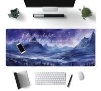 Acotar Desk Mat Sara J Maas Fantasy Mouse Pad Large for Desk Computer Pc Laptop Aesthetic Desk pad Night Court City of Starlight Laptop Mouse and Keyboard pad 31.5 x 11.8in for Office Desk Decor