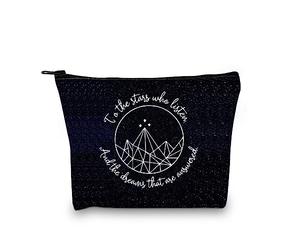 ACOTAR Inspired Gift Fantasy Novel Gift Book Lover Gift to The Stars Who Listen and The Dreams that are Answered Makeup Bag (that are Answered Bag EU)
