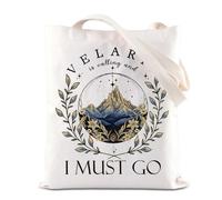 ACOTAR Merch Velaris City of Starlight Inspired Tote Bag Fantasy Bookish Gift Night Court Reader Velaris Handbag (Velaris)