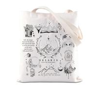 ACOTAR Merch Velaris City of Starlight Merch The Night Court Inspire Handbag Acotar Velaris Tote Bag (Velaris UK)