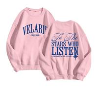 Acotar Velaris Sweatshirt for Women Oversized to The Stars Who Listen Pullover Book Fan Gift Casual Long Sleeve Tops 2024 New
