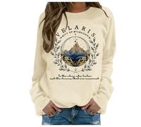 Acotar Velaris Sweatshirt Women Oversized City of Starlight Pullover Night Court Graphic Vintage Book Lover Gift Tops 2024 Fall