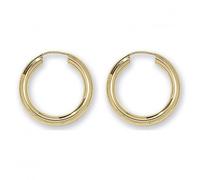 Acotis Gold Jewellery 9ct Yellow Gold 16mm Sleepers ES131 - Refined Craftsmanship |
