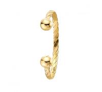 Acotis Gold Jewellery 9ct Yellow Gold Babies Torc Bangle BN207N - Premium Finish |