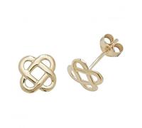 Acotis Gold Jewellery 9ct Yellow Gold Celtic Stud Earrings ES412 - Refined