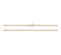 Acotis Gold Jewellery 9ct Yellow Gold Faceted Belcher Chain CH379 - Exclusive Design | - Size 24