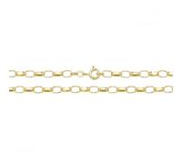 Acotis Gold Jewellery 9ct Yellow Gold Faceted Belcher Chain CH382 - Refined - Size 30