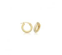 Acotis Gold Jewellery 9ct Yellow Gold Hoop Earrings ER1219 - Refined Craftsmanship | - Size 10mm
