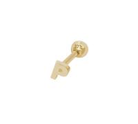 Acotis Gold Jewellery 9ct Yellow Gold Initial Cartilage Stud