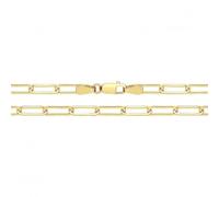 Acotis Gold Jewellery 9ct Yellow Gold Paperclip Chain 070 CH542 - Timeless Design | - Size 10