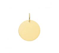 Acotis Gold Jewellery 9ct Yellow Gold Round Plain Medium Pendant PN1198 - Modern Style