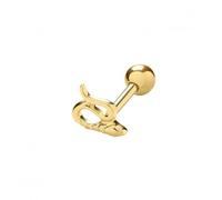 Acotis Gold Jewellery 9ct Yellow Gold Snake Cartilage Stud