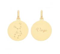 Acotis Gold Jewellery 9ct Yellow Gold Zodiac Constellation Virgo PN1226 - Timeless