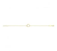 Acotis Gold Jewellery Exquisite 9ct Gold Heart Centre Bracelet