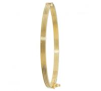 Acotis Gold Jewellery Gold Jewellery 9ct Yellow Gold Ladies Hinged Bangle BN383
