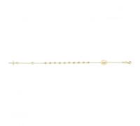 Acotis Gold Jewellery Gold Jewellery 9ct Yellow Gold Ladies Rosary Bracelet BR619