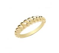 Acotis Gold Jewellery Gold Jewellery 9ct Yellow Gold Twist Ring RN1668 - Size Q