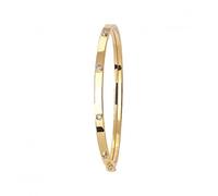 Acotis Gold Jewellery Gold Jewellery 9ct Yellow Gold Zirconia Baby Bangle BN357