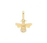 Acotis Gold Jewellery Gold Jewellery 9ct Yellow Gold Zirconia Bee Charm PN1127