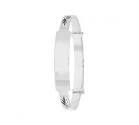 Acotis Silver Babies Round Dia Cut Silver Bangle G4374 - Premium - Sterling Silver