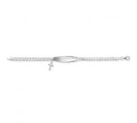 Acotis Silver Baby's Cross ID Bracelet G2341 - Elegant Styling | - Sterling Silver