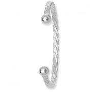 Acotis Silver Bangle Twisted Torc G4093 - Exclusive Design | - Sterling Silver