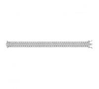 Acotis Silver Bracelet Zirconia Set Watch Strap G2686 - - Sterling Silver