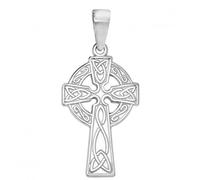 Acotis Silver Celtic Cross Pendant G6289 - Timeless Design | - Sterling Silver
