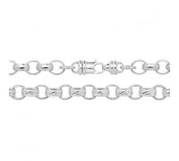 Acotis Silver Chain Oval Belcher G1170 - Bold Statement | Acotis - Size 22" - Sterling Silver