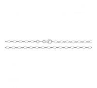 Acotis Silver Chain Oval Belcher Light G1267 - Contemporary - Size 18" - Sterling Silver