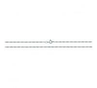 Acotis Silver Chain Rhodium Plated Singapore G1102rh - Classic - Size 18" - Sterling Silver / rhodium Plated