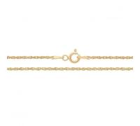 Acotis Silver Chain Yellow Gold Plated Pow G1220Y - Premium - Size 18" - Sterling Silver / Gold Plated