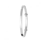 Acotis Silver Classic Round Design Babies Bangle G4172 - Refined - Sterling Silver