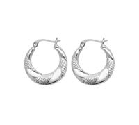 Acotis Silver Creole Earrings G51043 - Premium Finish | Acotis - Sterling Silver