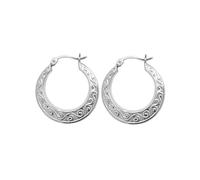 Acotis Silver Creole Earrings G51044 - Classic Look | Acotis - Sterling Silver