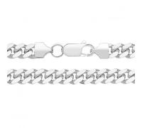 Acotis Silver Curb Cuban Chain G1343 - Contemporary Appeal | - Size 22" - Sterling Silver